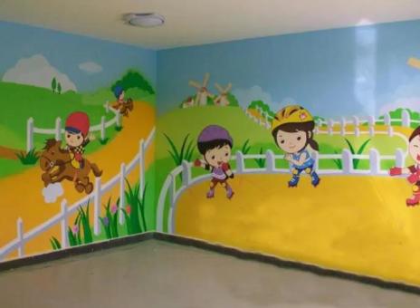 思礼幼儿园墙体彩绘制作流程及注意事项