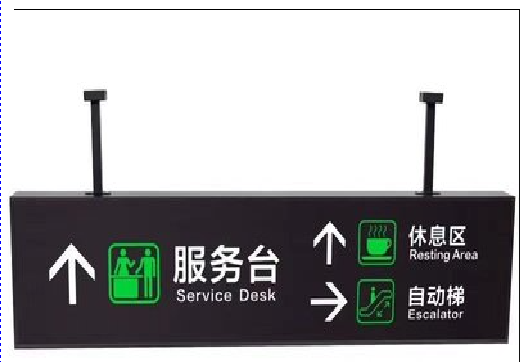 思礼吊牌灯箱制作流程。