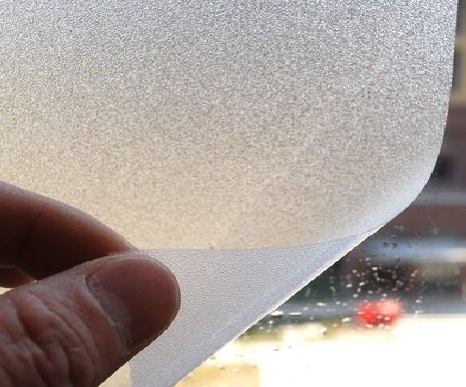 思礼玻璃门外面粘广告用什么材料好？